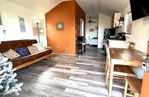 Matagorda Cabin | Gone Coastal is part of a mini resort .