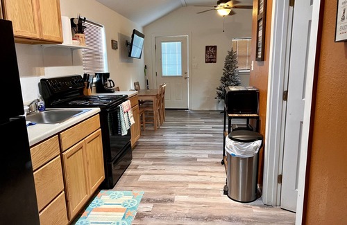 Matagorda Cabin | Gone Coastal is part of a mini resort .