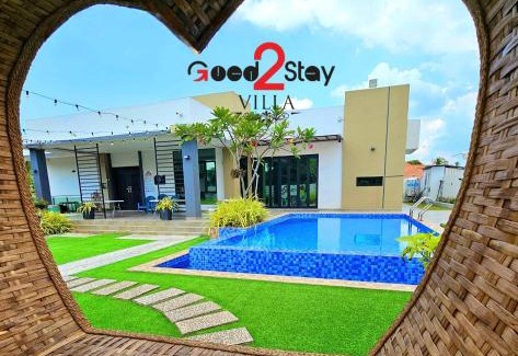 Kampung Tanjong Minyak Villa | Good2Stay Villa 15-20pax I 4R4B 1KTV I Swimming Pool I BBQ I Gaming I 10 Parking I Wifi6