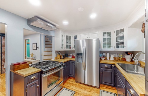 Historic District House | Gorgeous & bright retreat with patio, firepit, W/D, & stunning rooftop views