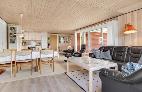 Skastrup Strand House | Gorgeous home in Bogense with kitchen