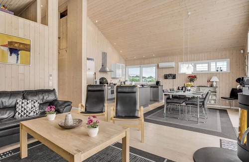 Skaven Strand House | Gorgeous home in Tarm with kitchen