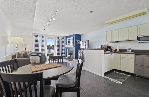 Charlevoix Condo | Gorgeous Lake Charlevoix Balcony | Downtown Charlevoix | Pool, Hot Tub, Sauna
