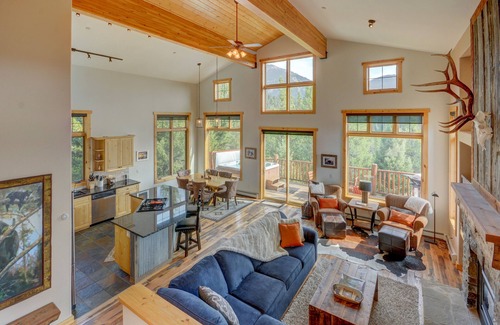 Antler Ridge House | Gorgeous, Upscale Big Sky Cabin w/Mtn Views & Privacy