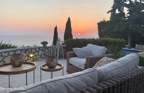 Erisos Villa | Villa Thimari of Vigli Villas - Private Luxury Villa Stunning View & heated pool