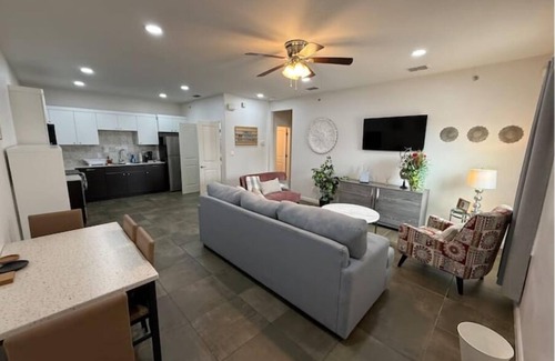 Edinburg Apartment | Grace Home - 2 Queen, TV, Washer