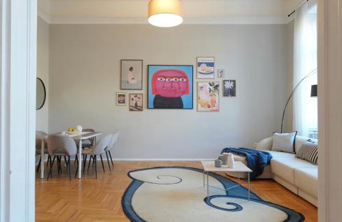Terezvaros Apartment | Grand & Artful Budapest Gem By Opera & with Views