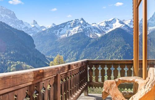 Barboleusaz Ski Chalet | Grand chalet rustique à Gryon, avec vue et cheminée