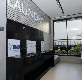 Central Zone Apartment | Graphite One - Frente metro Luz com Estacionamento