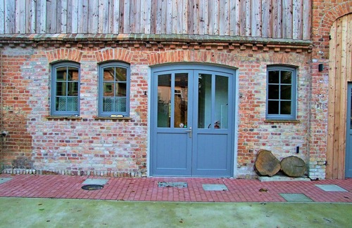 Kalkhorst Apartment | Graureiher-Rental-Superior-Private Bathroom-Countryside view