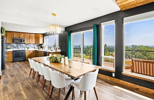 Great Falls House | Great Falls Premier Retreat by Wrecked & Refined Stunning Views Hot Tub Family Fun