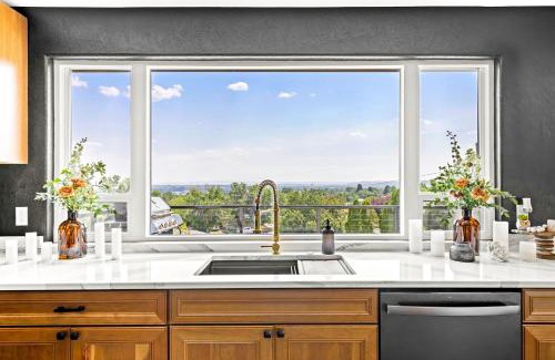 Great Falls House | Great Falls Premier Retreat by Wrecked & Refined Stunning Views Hot Tub Family Fun