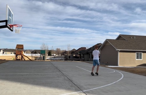 Sheridan House | Great house for families - basketball court and fire pit.