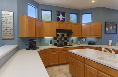 San Ignacio Golf Estates House | Great mountain views overlooking the San Ignacio golf course and pond with fountain