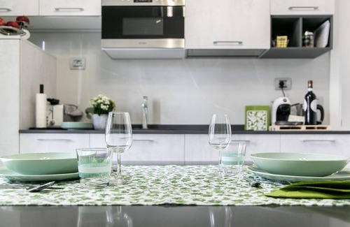Nizza Monferrato Apartment | Green apartment at the Rotunda brand new