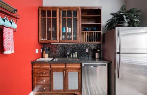 Brazos Apartment | Green Door Lofts-Retro Loft - Silos/Downtown