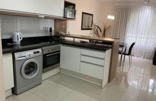 Solanas Apartment | Green Park 2 Ambientes con Balcón Vista Bosque o Laguna con Parrillero