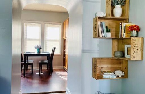 Evansville Apartment | Green Roof Inn - Centrally Located 2BR/1BA Home