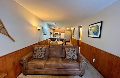 Silver Star Mountain Condo | Ground Floor Creekside Condo - Pet Friendly, close to trails and village