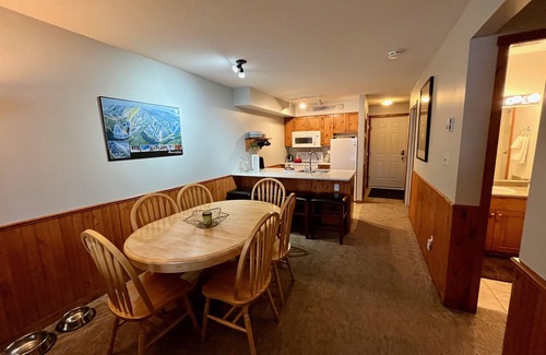 Silver Star Mountain Condo | Ground Floor Creekside Condo - Pet Friendly, close to trails and village