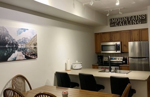 Silver Star Mountain Condo | Ground floor Creekside Condo with direct trail access - Pet Friendly !