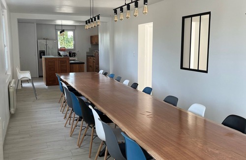 Herbignac House | Group gîte (18/20 pers) with heated swimming pool