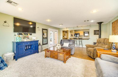 Grove House | Grove Lake House with Boat Dock and Outdoor Spots!