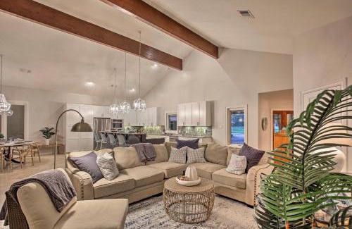 Seguin House | Guadalupe River Paradise with Hot Tub, Dock and Kayaks