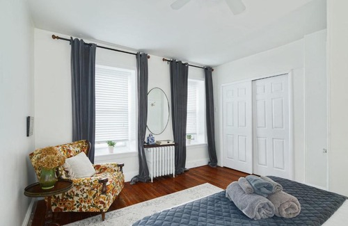 Roxborough-Manayunk Apartment | Guest Apartment in Row Home with Backyard Patio