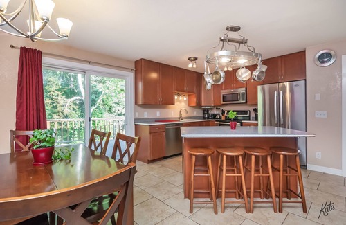 College House | Guest bedroom in a lovely modern home located in a very convenient location.