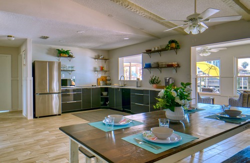 Spring Hill House | Gulf coast getaway with dock, dolphins, sunset views, family friendly and WD