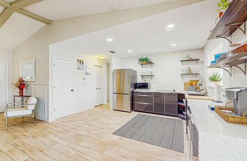 Spring Hill House | Gulf coast getaway with dock, dolphins, sunset views, family friendly and WD