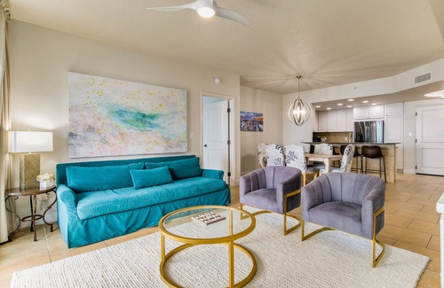Pensacola Beach Condo | Gulf facing, modern 2 bedroom condo! Pools, hot tubs, restaurants & many extras!