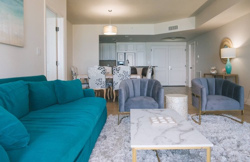 Pensacola Beach Condo | Gulf facing, modern 2 bedroom condo! Pools, hot tubs, restaurants & many extras!