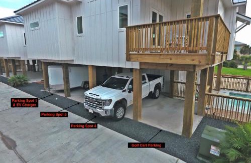Old Town House | Gulf-View, New-Build w/Pool, & EV Charging