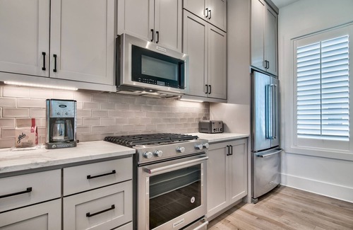 Grayton Beach House | Gulf Views! Steps From The Beach! Golf Cart! 4 Adult Bikes!