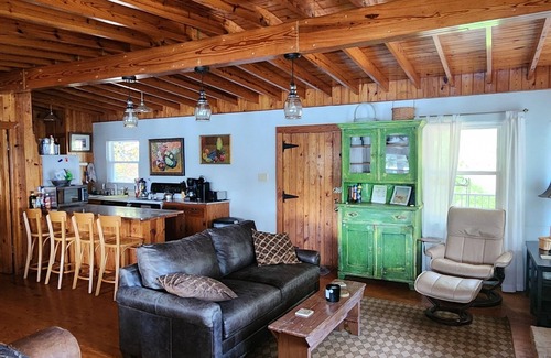 Guntersville House | Guntersville Waterfront Cabin - Panoramic View - Large Dock