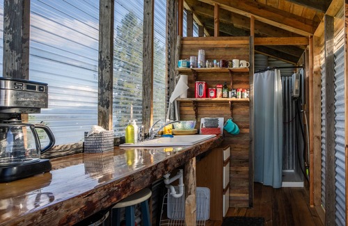 Sandpoint RV Rental | Gypsy bell tent on Lake Pend Oreille in Sandpoint