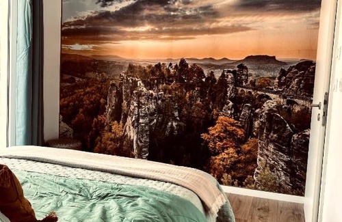 Konigstein an der Elbe Apartment | Hübsches Design Apartment mit Parkplatz im Zentrum von Königstein