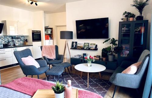 Konigstein an der Elbe Apartment | Hübsches Design Apartment mit Parkplatz im Zentrum von Königstein