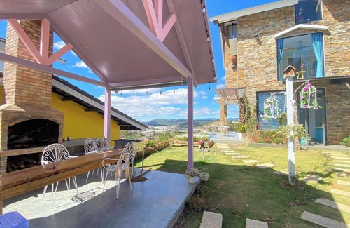 Da Lat Villa | Hồ Bơi Vô Cực - Có thể Săn Mây Tại Giường - View rừng thông và thành phố