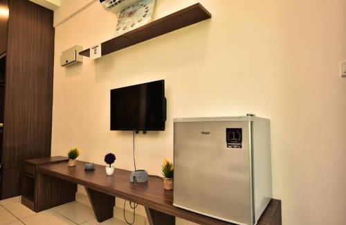Tanjung Aru Apartment | H&F Homestay the two Owls Nest Aeropod Sovo Studio Room - 2 Queen Bed - Near Airport - Free Parking