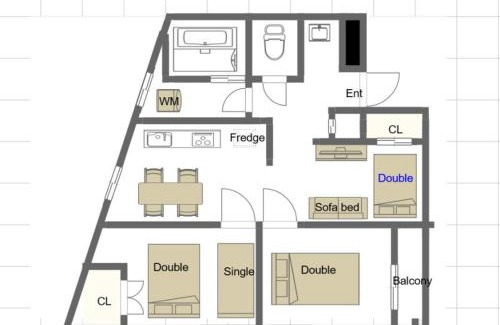 Kamata Apartment | H-Nishikamata ColorBee House