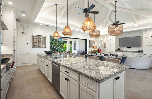 Poipu House | Hale Ohana Hauoli: Spacious, Charming Kukui'ula Villa w/Geometric Pool+Spa!