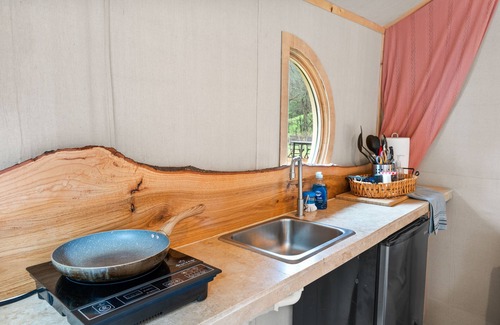 Stanton Cabin | Half Moon Cabin at Cave Creek, tiny RRG glamping in a big way