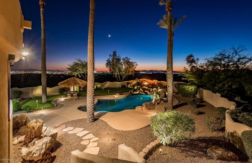 Desert View House | Happy Valley Hideaway | Resort-like home with amazing views & walking distance to hiking trails!