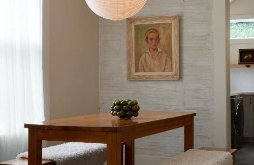 Prince Edward House | Harbour Main playful century home w private patio
