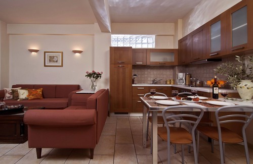Longos Apartment | Harmony Hotel Apartments - Suite NAFSIKA 50m² For 2-4 People Free Wifi