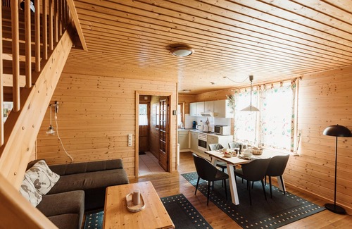 Rotacker House | HAS-03 Log cabin, 4-6 pers., 65sqm - Naturerlebnisdorf Blauvogel