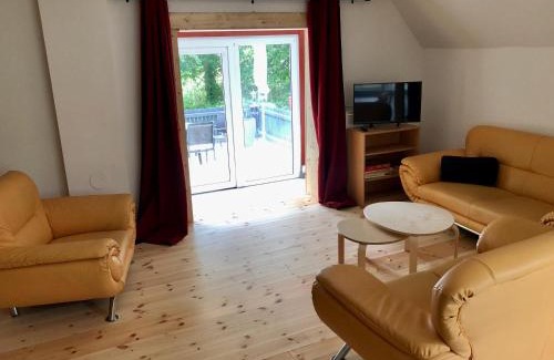 Wanzka House | Haus am See mit Steg, Boot, Kamin und Sauna - Mecklenburgische Seenplatte
